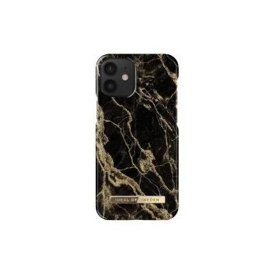 Ideal of Sweden Case for iPhone 12 Mini - Golden Smoke Marble